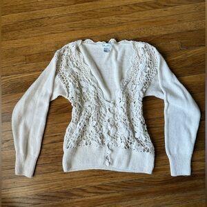 Vintage crochet cardigan